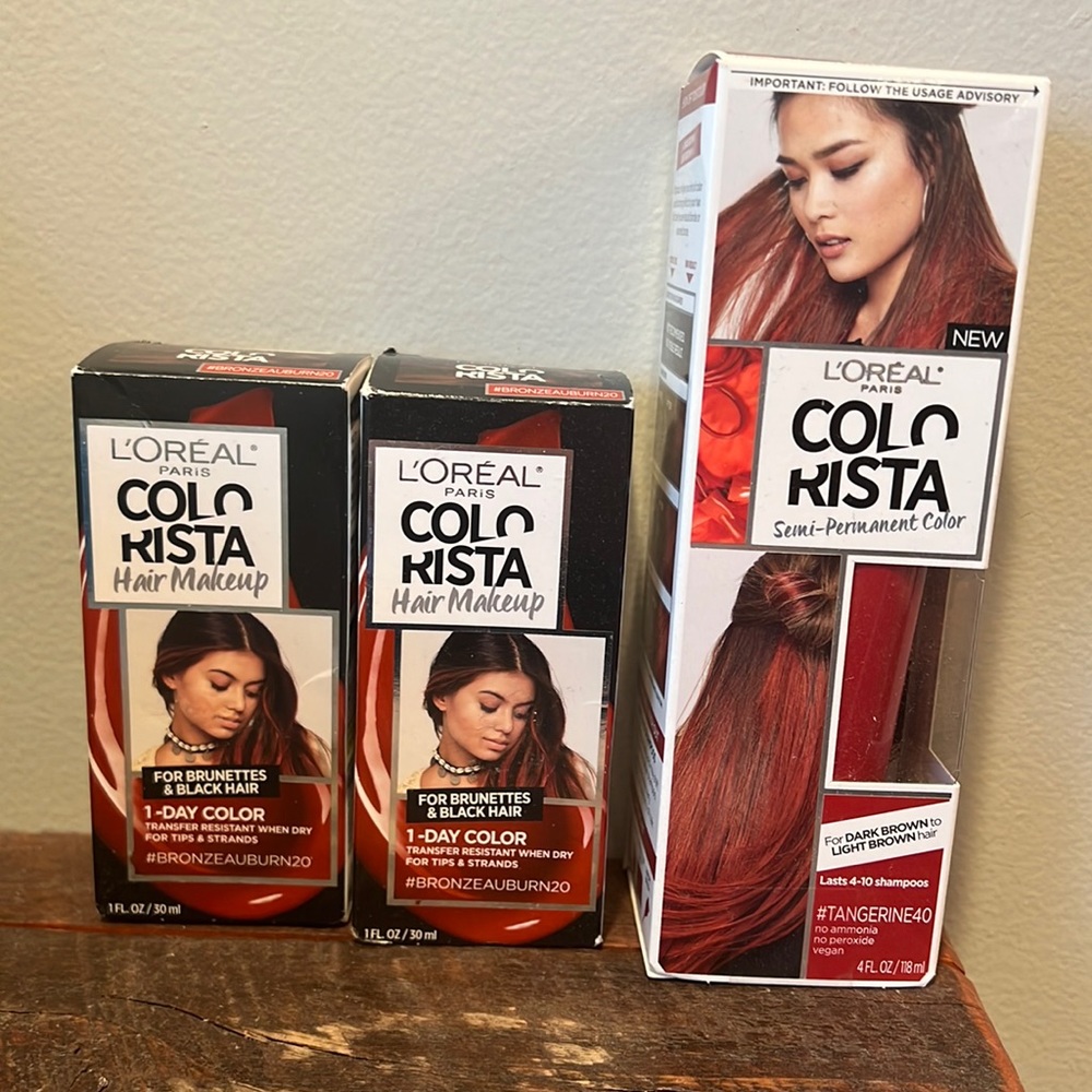 L’Oréal Colorista lot bronze / red for brunettes